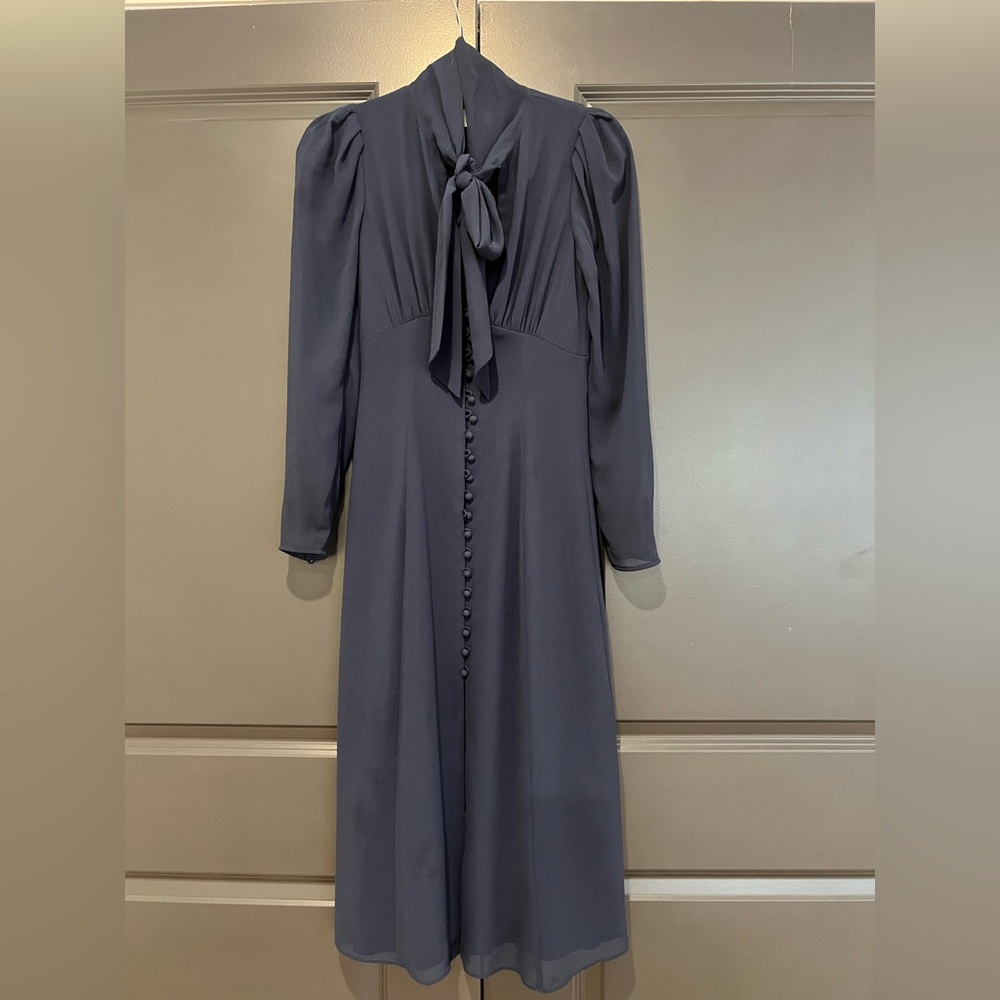Wilfred Midnight Blue Long Sleeve Dress
